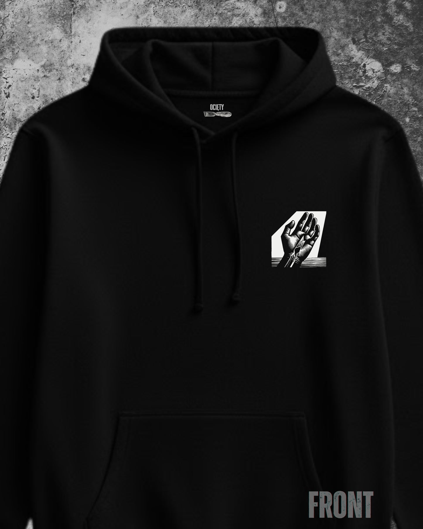 Wisielec XII — Bluza z autorskim linorytem Ociętego.