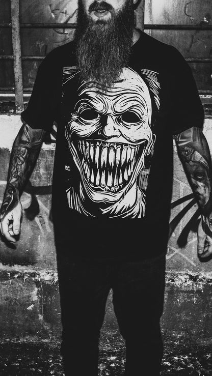 Smiley — limitowana T-shirt z autorskim linorytem Ociętego.