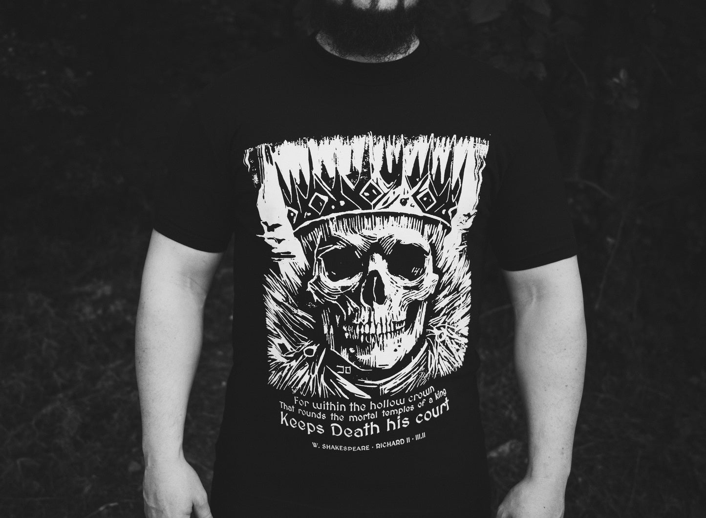 K.I.N.G — T-shirt z autorskim linorytem Ociętego (Unisex)