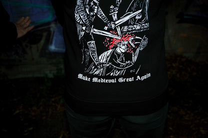 Make Medieval Great Again — bluza z autorskim linorytem (Unisex)